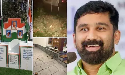 രക്തസാക്ഷി സ്തൂപം തകര്‍ത്തു, വീടിന് നേരെ കല്ലേറ്, കുപ്പിയേറ്, ഈ ക്രിമിനലുകളുടെ നേതാക്കളാണ് യുദ്ധ വിരുദ്ധ ഖണ്ഡകാവ്യങ്ങള്‍ രചിച്ച് മുതലക്കണ്ണീരൊഴുക്കുന്നത്; കണ്ണൂരില്‍ കോണ്‍ഗ്രസ് പ്രവര്‍ത്തകര്‍ സ്ഥാപിച്ച രക്തസാക്ഷി സ്തൂപം തകര്‍ത്തതില്‍ സിപിഎമ്മിനെതിരെ വി ടി ബല്‍റാം