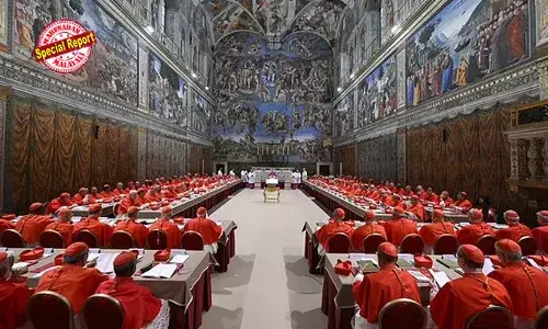 വ്യാഴാഴ്ച രണ്ടാം റൗണ്ടിലും ഉയര്‍ന്നത് കറുത്ത പുക; പുതിയ മാര്‍പ്പാപ്പയ്ക്കായുള്ള കാത്തിരിപ്പ് തുടരുന്നു; സിസ്റ്റീന്‍ ചാപ്പലിന്റെ ചിമ്മിനിയിലൂടെ വെളുത്ത പുക പുറത്തുവരുന്നത് കാത്ത് സെന്റ് പീറ്റേഴ്‌സ് ചത്വരത്തില്‍ വിശ്വാസികള്‍; ഉച്ചകഴിഞ്ഞ് രണ്ട് റൗണ്ട് വോട്ടെടുപ്പ് കൂടി