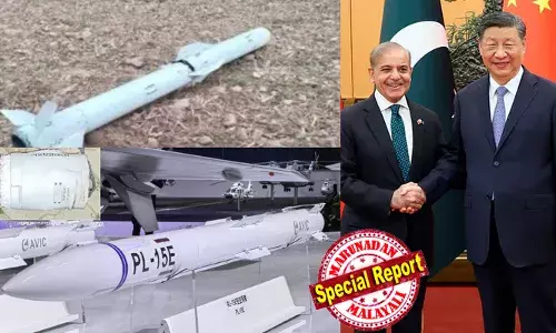 ലോംഗ് റേഞ്ച് എയര്‍-ടു-എയര്‍ മിസൈലെന്ന പേരില്‍  പാക്കിസ്ഥാന് ചൈന കൊടുത്തത് കളിപ്പാട്ടമോ?  ഹോഷിയാര്‍പൂരിലെ വയലില്‍ വീണ ചൈനീസ് മിസൈല്‍ പൊട്ടിത്തെറിച്ചില്ല;  ആര്‍ക്കും ഒരു ശല്യവുമുണ്ടാക്കിയുമില്ല;  ചീറ്റിപ്പോയ പിഎല്‍-15 മിസൈല്‍ ചൈനയ്ക്കും നാണക്കേട്;  കൃത്യമായ ആക്രമണങ്ങളിലൂടെയും സാങ്കേതിക മികവിലൂടെയും ആധിപത്യം ഉറപ്പിച്ച് ഇന്ത്യന്‍ മുന്നേറ്റം