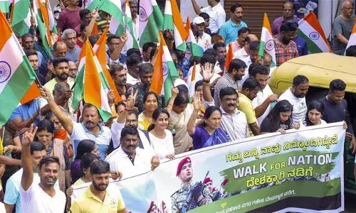 ഓപ്പറേഷന്‍ സിന്ദൂറിലെ വിജയം ആഘോഷമാക്കാന്‍ ബിജെപി; നാളെ മുതല്‍ 23 വരെ രാജ്യവ്യാപകമായി തിരംഗ യാത്രകള്‍ സംഘടിപ്പിക്കും; മന്ത്രിമാരും മുതിര്‍ന്ന നേതാക്കളും യാത്രകളില്‍ പങ്കെടുക്കും; ഭീകരര്‍ക്ക് സങ്കല്‍പിക്കാന്‍ കഴിയാത്ത പ്രത്യാക്രമണമാണ് പ്രധാനമന്ത്രി നല്‍കിയതെന്ന് ബിജെപി
