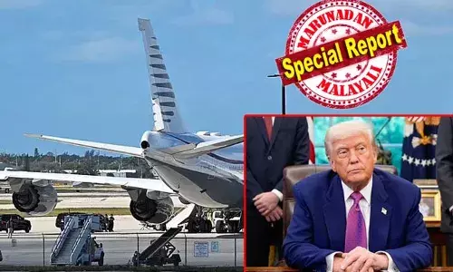 ബോയിങ്ങിന് കമ്പനിക്ക് കൊടുത്ത ഓര്‍ഡര്‍ ഇതുവരെ പൂര്‍ത്തിയാക്കിയില്ല; പ്രസിഡന്റിന്റെ ചലിക്കുന്ന കൊട്ടാരം പുതുക്കാനുള്ള ആഗ്രഹം വൈകാതിരിക്കാന്‍ ഖത്തര്‍ രാജാവ് സമ്മാനമായി നല്‍കുന്ന കോടികളുടെ വിമാനം സ്വീകരിക്കാന്‍ ട്രംപ്; കോട്ടിട്ട ജിഹാദികള്‍ നല്‍കുന്ന സമ്മാനം എന്തിന് സ്വീകരിക്കുന്നു എന്ന് ചോദിച്ച ട്രംപ് ആരാധകരും