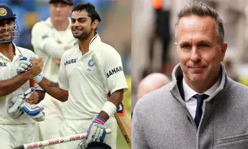 ടെസ്റ്റ് ക്രിക്കറ്റിനെ ഇഷ്ടപ്പെടാത്ത ടീമിനെയാണ് ധോണി നയിച്ചത്;  പക്ഷേ കോലി അങ്ങനെയല്ല; വിരമിക്കല്‍ ഞെട്ടിച്ചെന്ന് മൈക്കല്‍ വോണ്‍