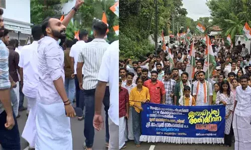 ധീരജിനെ കുത്തിയകത്തി അറബിക്കടലില്‍ താഴ്ത്തീട്ടില്ല; മലപ്പട്ടത്ത് ഭീഷണി മുദ്രാവാക്യവുമായി യൂത്ത് കോണ്‍ഗ്രസ് പ്രവര്‍ത്തകര്‍
