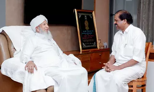 മന്ത്രി ഒ ആര് കേളു കാന്തപുരത്തെ സന്ദര്ശിച്ചു മന്ത്രി ഒ ആര് കേളു കാന്തപുരത്തെ സന്ദര്ശിച്ചു