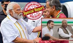 മോദിയുടെ നാരദമുനി രാഷ്ട്രീയം കോണ്ഗ്രസിനെ വെട്ടിലാക്കിയോ? ഒടുവില് ഇന്ത്യന് സംഘത്തെ നയിക്കാനുള്ള തരൂരിന്റെ തീരുമാനത്തിന് അനുമതി നല്കി രാഹുല് ഗാന്ധിയും സംഘവും; രാഷ്ട്ര താല്പ്പര്യം ഉയര്ത്തിയുള്ള പാര്ട്ടി നീക്കം പൊളിച്ച് തരൂര് നയതന്ത്രം; ഇനി ആ ചര്ച്ചയ്ക്ക് കോണ്ഗ്രസില്ല; സിപിഎമ്മിന്റേത് തന്ത്രപരമായ നിലപാടും; പാക്കിസ്ഥാനെതിരെ ഇന്ത്യ ഒറ്റക്കെട്ട് മോദിയുടെ നാരദമുനി രാഷ്ട്രീയം കോണ്ഗ്രസിനെ വെട്ടിലാക്കിയോ? ഒടുവില് ഇന്ത്യന് സംഘത്തെ നയിക്കാനുള്ള തരൂരിന്റെ തീരുമാനത്തിന് അനുമതി നല്കി രാഹുല് ഗാന്ധിയും സംഘവും; രാഷ്ട്ര താല്പ്പര്യം ഉയര്ത്തിയുള്ള പാര്ട്ടി നീക്കം പൊളിച്ച് തരൂര് നയതന്ത്രം; ഇനി ആ ചര്ച്ചയ്ക്ക് കോണ്ഗ്രസില്ല; സിപിഎമ്മിന്റേത് തന്ത്രപരമായ നിലപാടും; പാക്കിസ്ഥാനെതിരെ ഇന്ത്യ ഒറ്റക്കെട്ട്
