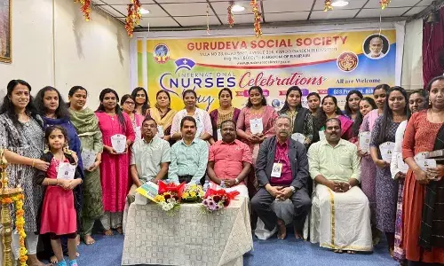 ഗുരുദേവ സോഷ്യല്‍ സൊസൈറ്റി അന്താരാഷ്ട്ര നേഴ്‌സസ് ഡേ ആഘോഷിച്ചു