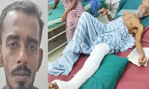 പിതാവിന്റെ കാല്‍മുട്ട് മരവടി കൊണ്ട് അടിച്ചു തകര്‍ത്ത കേസില്‍ മകന്‍ റിമാന്‍ഡില്‍