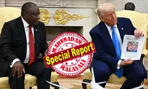 ബന്ധം മെച്ചപ്പെടുത്താന്‍ എത്തിയ ദക്ഷിണാഫ്രിക്കന്‍ പ്രസിഡന്റിനെ ഓവല്‍ ഓഫീസില്‍ ഇരുത്തി അപമാനിച്ച് ട്രംപ്; വെള്ളക്കാരെ വംശഹത്യ ചെയ്യുന്നുവെന്ന് ആരോപിച്ച് വീഡിയോ പ്ലേയ് ചെയ്ത് ചോദ്യങ്ങള്‍ ചോദിച്ചു; യുക്രേനിയന്‍ പ്രസിഡിന്റിനെ അപമാനിച്ചത് ആവര്‍ത്തിച്ചതോടെ ലോകം എമ്പാടും കറുത്ത വര്‍ഗക്കാരുടെ പ്രതിഷേധം