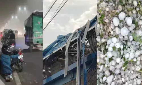 ഡല്‍ഹിയിലെ കനത്ത മഴയില്‍ രണ്ട് മരണം; 11 പേര്‍ക്ക് പരിക്ക്: വരും മണിക്കൂറുകളിലും കനത്ത മഴ: വിവിധ ജില്ലകളില്‍ റെഡ് അലേര്‍ട്ട്