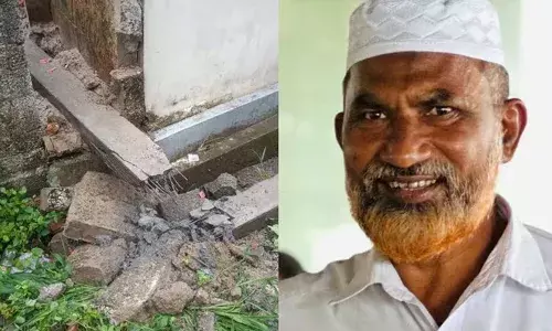 റോഡിലേക്ക് ഒടിഞ്ഞുവീണ പോസ്റ്റില്‍ സ്‌കൂട്ടര്‍ ഇടിച്ച് ഉസ്താദിന് ദാരുണാന്ത്യം; മേല്‍ശാന്തിക്ക് പരിക്ക്; അപകടം സെന്റ്‌മേരീസ് പള്ളിക്ക് സമീപം