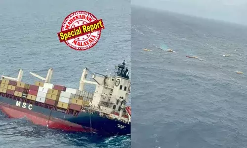 അറബിക്കടലില്‍ അപകടത്തില്‍പ്പെട്ടത് വിഴിഞ്ഞത്തു നിന്നും കൊച്ചിയിലേക്ക് പോയ എംഎസ്സി എല്‍സാ 3 കപ്പല്‍;  കടലില്‍ വീണ കണ്ടെയ്നറുകളില്‍ അത്യന്തം അപകടകാരിയായ ഇന്ധനം; വടക്കന്‍ കേരളത്തിന്റെ തീരത്ത് ഈ കണ്ടെയ്നറുകള്‍ അടിഞ്ഞേക്കും; കടല്‍ തീരത്ത് എണ്ണപ്പാട ഉണ്ടാകാന്‍ സാധ്യത; രക്ഷാപ്രവര്‍ത്തനവുമായി നാവികസേന