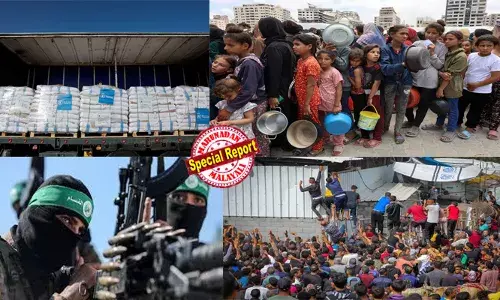 ഗസ്സയിലേക്ക് പോയ യുഎന്നിന്റെ 15 ട്രക്കുകള്‍ തട്ടിക്കൊണ്ടുപോയത് ഹമാസ്; ഭക്ഷ്യസാധനങ്ങള്‍ വില കൂട്ടി വില്‍ക്കുന്നതും ഇവര്‍ തന്നെ; ട്രക്ക് മോഷണത്തിന്റെ കുറ്റവും ഇസ്രയേലിന്റെ പേരിലിട്ട് മലയാള മാധ്യമങ്ങള്‍; ഗസ്സയിലെ ഭക്ഷ്യക്ഷാമത്തിന്റെയും പട്ടിണിയുടെയും ഉത്തരവാദികളാര്?