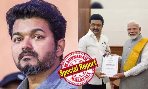 ഇഡിയെ പേടിച്ച് മുഖ്യമന്ത്രി ബിജെപിയില്‍ അഭയം പ്രാപിച്ചു; മുഖ്യമന്ത്രി പ്രധാനമന്ത്രിയോട് അന്വേഷണം നിര്‍ത്തിവയ്ക്കാന്‍ ആവശ്യപ്പെട്ടു; കുടുംബത്തിനും അടുപ്പക്കാര്‍ക്കും വേണ്ടി തമിഴ്‌നാടിന്റെ അഭിമാനം പണയംവെച്ചു; ഇരുകൂട്ടരും രഹസ്യ സഖ്യത്തില്‍; എംകെ സ്റ്റാലിന്റെ ഡല്‍ഹി സന്ദര്‍ശനത്തെ വിമര്‍ശിച്ച് വിജയ്