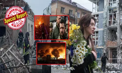 രാത്രി ഉറക്കത്തിനിടെ പുറത്ത് ഉഗ്ര സ്ഫോടനം; കൂറ്റാകൂരിരുട്ടിൽ ആളുകൾ ഭയന്ന് നിലവിളിച്ചോടി; ബങ്കറുകളിലേക്ക് അഭയം തേടി നിരവധിപേർ; മിനിറ്റുകളുടെ വ്യത്യാസത്തിൽ റഷ്യൻ ഡ്രോണുകളും മിസൈലുകളും യുക്രൈൻ മണ്ണിൽ പതിച്ചു; മൂന്ന് കുട്ടികളടക്കം 14 പേർ കൊല്ലപ്പെട്ടു; ചിന്നിച്ചിതറിയ നിലയിൽ ശരീര ഭാഗങ്ങൾ; ശക്തമായി അപലപിച്ച് സെലൻസ്‌കി!