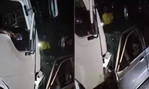 തിരുവനന്തപുരം നെടുമങ്ങാട് കാറും ട്രാവലറും കൂട്ടിയിടിച്ച് അപകടം; യുവാവിന് ദാരുണാന്ത്യം: മൂന്ന് പേര്‍ക്ക് പരിക്ക്