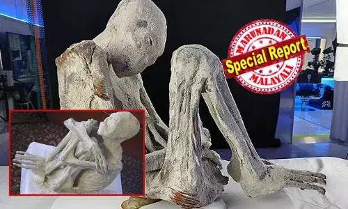 പരിശോധനയില്‍ ആഴത്തിലുള്ള നിരവധി മുറിവുകൾ, ഇടുപ്പില്‍ കടിയേറ്റതിന്റെയോ ചതവിന്റെയോ അടയാളങ്ങളും; പെറുവില്‍ വർഷങ്ങൾക്ക് മുൻപ് കണ്ടെത്തിയത് അന്യഗ്രഹ മമ്മികള്‍ തന്നെ; 1,200 വര്‍ഷങ്ങള്‍ക്ക് മുമ്പ് മരിച്ചതാവാമെന്ന് ഗവേഷകര്‍; രണ്ടും സ്ത്രീകളെന്നും കണ്ടെത്തൽ; മരിയ, മോണ്ട്സെറാത്ത് ദുരൂഹതകൾ മറ നീങ്ങുന്നു