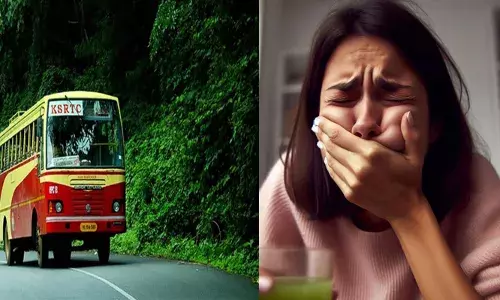 ഹാലോ...ഇവിടെ ഇതൊന്നും പറ്റില്ല; രാത്രി കെഎസ്ആർടിസി യിൽ സഞ്ചരിക്കവേ തോന്നിയ ക്ഷീണം; പിന്നാലെ ബസിൽ വെച്ച് ഛർദിച്ച പെൺകുട്ടിയെ പാതി വഴിയിൽ ഇറക്കിവിട്ടതായി പരാതി