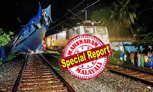 ട്രാക്കില്‍ തീപ്പൊരി; തൊട്ടുപിന്നാലെ വെളിച്ചമില്ലാതായതോടെ അപകടം മണത്തു; ഒന്നും ആലോചിക്കാതെ വണ്ടി ഉടന്‍ ബ്രെക്കിട്ട് നിര്‍ത്തി: കോഴിക്കട് വന്‍ തീവണ്ടി ദുരന്തം ഒഴിവായത് ലോക്കോ പൈലറ്റിന്റെ മനസാന്നിധ്യം മൂലം: സഹായ ഹസ്തവുമായി ഓടി എത്തി നാട്ടുകാരും