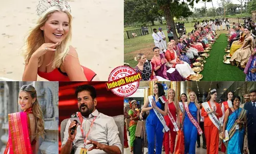 ലോക സുന്ദരികളുടെ കാല്‍ ദലിത് വനിതകളെക്കൊണ്ട് കഴുകിച്ചോ? ലൈംഗിക തൊഴിലാളിയോടെന്ന പോലെ പെരുമാറിയെന്ന് പറഞ്ഞ് ഇംഗ്ഗീഷ് സുന്ദരിയുടെ പിന്‍മാറ്റം; ശമ്പളം കൊടുക്കാന്‍ ഗതിയില്ലാത്ത തെലങ്കാന 200 കോടി കൊടുത്ത് മിസ് വേള്‍ഡ് മത്സരം നടത്തുന്നത് എന്തിന്? സൗന്ദര്യമത്സരത്തിന്റെ സാമ്പത്തിക സൂത്രം!