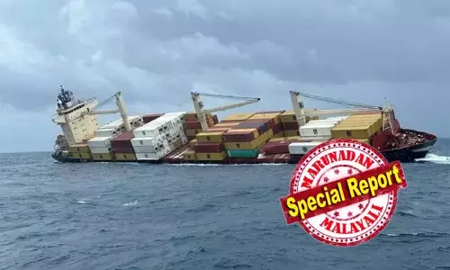 കപ്പല്‍ ആടിയുലയുമ്പോള്‍ ഉണ്ടായേക്കാവുന്ന അപകടങ്ങള്‍ ഒഴിവാക്കാന്‍ അടിത്തട്ടില്‍ വെള്ളം സംഭരിക്കും; വലതുവശത്തെ ടാങ്കുകളില്‍ ഒന്നില്‍  കൂടുതല്‍ വെള്ളം നിറഞ്ഞത് വിനയായി; കൊച്ചി തീരത്ത് ചചരക്കുകപ്പല്‍ മുങ്ങാന്‍ കാരണം ബല്ലാസ്റ്റ് ടാങ്കറിലെ സാങ്കേതികത്തകരാര്‍; ഇതുവരെ  കരക്കടിഞ്ഞത് 54 കണ്ടെയ്‌നറുകള്‍