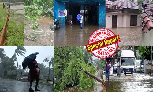 വിറപ്പിച്ചും ജീവനെടുത്തും കാലവർഷം...!; കനത്ത കാറ്റിലും മഴയിലും കേരളം മുഴുവൻ വ്യാപക നാശനഷ്ടം; ഇന്ന് മാത്രം പൊലിഞ്ഞത് ഏഴ് പേരുടെ ജീവൻ; ഇതോടെ മരിച്ചവരുടെ എണ്ണം 27 ആയി ഉയർന്നു; വീടുകൾ തകർന്നു; റോഡ്, റെയിൽ ഗതാഗതമെല്ലാം താറുമാറായി; പലയിടത്തും മണ്ണിടിച്ചിലും ശക്തം; കെഎസ്ഇബിക്ക് കോടികളുടെ നഷ്ടം; പല പ്രദേശങ്ങളും ഇപ്പോഴും ഇരുട്ടിൽ തന്നെ; സംസ്ഥാനത്ത് മഴക്കെടുതി രൂക്ഷമാകുമ്പോൾ!