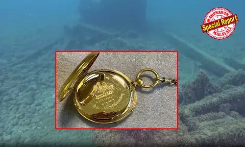 തണുത്തുറഞ്ഞ മിഷിഗണ്‍ തടാകത്തിന്റെ ആഴങ്ങളില്‍ ഒന്നരനൂറ്റാണ്ടായി ഒളിഞ്ഞുകിടന്ന ഒരുസമ്മാനം; 165 വര്‍ഷം മുമ്പ് കപ്പലപകടത്തില്‍ നഷ്ടപ്പെട്ട സ്വര്‍ണ പോക്കറ്റ് വാച്ച് യുകെയില്‍ തിരിച്ചെത്തി; രണ്ടുരാജ്യങ്ങളെ കൂട്ടിയിണക്കിയ വാച്ച് ചരിത്രത്താളുകളില്‍; വാച്ചിന്റെ ഉടമയ്ക്ക് ഇതൊരുഅപൂര്‍വ ആദരവും