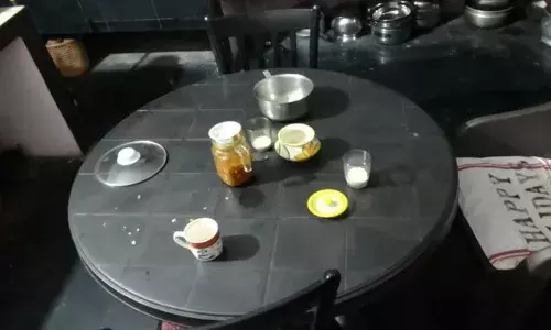 ആളില്ലാത്ത വീട്ടില്‍ കയറി മോഷണ ശ്രമം; ഫ്രിഡ്ജിലിരുന്ന ചോറും മീന്‍കറിയും കഴിച്ചു; പാലെടുത്ത് ചായയിട്ട് കുടിച്ച് കള്ളന്മാര്‍ മടങ്ങി