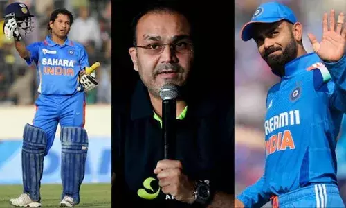 കിരീടത്തിനായി വിരാട് കോലി കാത്തിരുന്നത് 18 വര്‍ഷം മാത്രം; സചിന്‍ അതിലേറെ സമയം കാത്തിരുന്നു; ട്രോഫി നേടിയതോടെ സച്ചിന്റെ സമ്മര്‍ദ്ദം ഇല്ലാതായെന്ന് സേവാഗ്