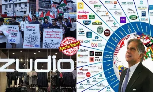 ടാറ്റയെ ബഹിഷ്‌ക്കരിക്കുന്നവര്‍ എയര്‍ ഇന്ത്യയില്‍ കയറി ഹജ്ജിന് പോവാതിരിക്കുമോ?  ടാറ്റ മോട്ടോര്‍സിന്റെ വാഹനങ്ങള്‍ ഉപക്ഷേിക്കുമോ? ടാറ്റയുടെ ഒരു ഉല്‍പ്പന്നം ഉപയോഗിക്കാതെ ഒരു ദിവസം പോലും കടന്നുപോവില്ല; സുഡാപ്പികളുടെ സുഡിയോ ബഹിഷ്‌ക്കരണത്തിനെതിരെ സപ്പോര്‍ട്ട് ടാറ്റ കാമ്പയിന്‍