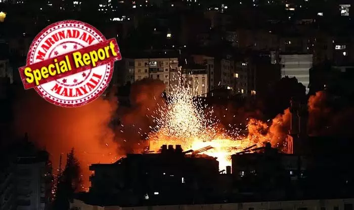 ബെയ്റൂട്ടില് നിനച്ചിരിക്കാതെ അര്ദ്ധരാത്രിയില് ബോംബ് മഴ പെയ്യിച്ച് ഇസ്രായേല്; ഇറാന്റെ സഹോയതോടെ തുരങ്ക ഫാക്ടറികളില് ഹിസ്ബുള്ള സ്ഥാപിച്ച ഡ്രോണ് ഫാക്ടറികള് തകര്ത്തെന്ന് ഇസ്രായേല് സേന; വെടിനിര്ത്തല് ലംഘിച്ച് ഇസ്രായേല് ലെബനനെ ആക്രമിച്ചതിന് പ്രതികാരം ചെയ്യുമെന്ന് ഹിസ്ബുള്ളയും ബെയ്റൂട്ടില് നിനച്ചിരിക്കാതെ അര്ദ്ധരാത്രിയില് ബോംബ് മഴ പെയ്യിച്ച് ഇസ്രായേല്; ഇറാന്റെ സഹോയതോടെ തുരങ്ക ഫാക്ടറികളില് ഹിസ്ബുള്ള സ്ഥാപിച്ച ഡ്രോണ് ഫാക്ടറികള് തകര്ത്തെന്ന് ഇസ്രായേല് സേന; വെടിനിര്ത്തല് ലംഘിച്ച് ഇസ്രായേല് ലെബനനെ ആക്രമിച്ചതിന് പ്രതികാരം ചെയ്യുമെന്ന് ഹിസ്ബുള്ളയും