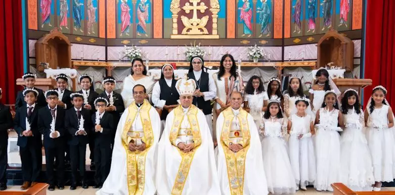 ഗാര്ലാന്റ് സെന്റ്. തോമസ് സീറോ മലബാര് ദേവാലയത്തില് ആദ്യകുര്ബാന സ്വീകരണം ഗാര്ലാന്റ് സെന്റ്. തോമസ് സീറോ മലബാര് ദേവാലയത്തില് ആദ്യകുര്ബാന സ്വീകരണം