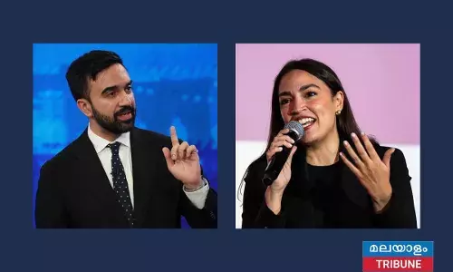 സൊഹ്റാന്‍ മംദാനിയെ ന്യൂയോര്‍ക്ക് സിറ്റി മേയര്‍ സ്ഥാനത്തേക്ക് പിന്തുണച്ചു എഒസി