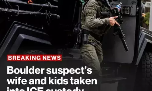 ബൗള്‍ഡര്‍ ആക്രമണ പ്രതിയുടെ കുടുംബത്തെ ഐസിഇ കസ്റ്റഡിയില്‍ എടുത്തു