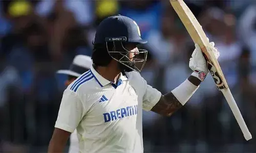 കെ എല്‍ രാഹുലിന് സെഞ്ച്വറി, ധ്രുവ് ജുറേലിന്റെ അര്‍ധ ശതകം; ഇംഗ്ലണ്ട് ലയണ്‍സിനെതിരായ രണ്ടാം ചതുര്‍ദിന സന്നാഹ ടെസ്റ്റില്‍ ഇന്ത്യ 348 റണ്‍സില്‍ പുറത്ത്