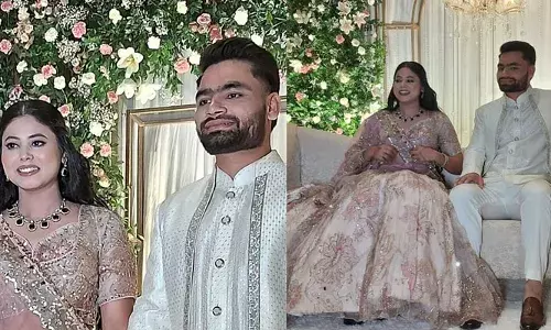 ജീവിതത്തില്‍ പുതിയ ഇന്നിംഗ്‌സ്; റിങ്കു സിങ് മോതിരമണിയിച്ചപ്പോള്‍ വികാരാധീനയാകുന്ന പ്രിയ സരോജ്; ലഖ്നൗവിലെ വിവാഹനിശ്ചയ ചടങ്ങില്‍ അതിഥികളായി ക്രിക്കറ്റ്, രാഷ്ട്രീയ രംഗത്തെ പ്രമുഖര്‍