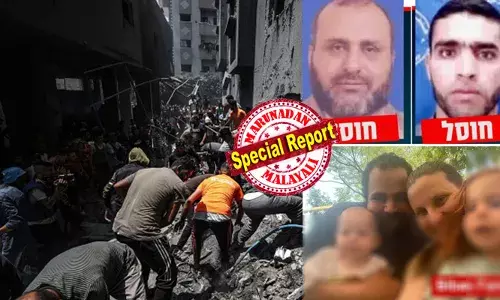 ആ ഒമ്പത് മാസക്കാരനെയും കുടുംബത്തെയും ബന്ദിയാക്കി കൊലപ്പെടുത്തിയതിന്റെ പ്രതികാരമോ?  ഒക്ടോബര്‍ 7ന് അതിക്രമിച്ചു കയറിയ മുജാഹിദീന്‍ നേതാക്കളെയടക്കം വധിച്ച് ഇസ്രയേല്‍;  അസദ് അബു ഷരിയയെയും മഹ്‌മൂദ് കഹീലിനെയും വധിച്ചത് വ്യോമാക്രമണത്തില്‍;  മുപ്പതിലധികം പേര്‍ മരിച്ചതായി പലസ്തീന്‍ മാധ്യമങ്ങള്‍