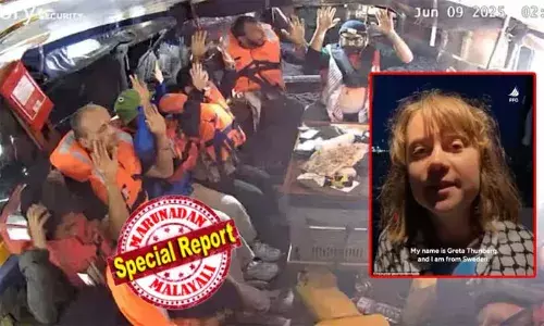 ഫ്രീഡം ഫ്ളോട്ടിലയെ വട്ടമിട്ട് പറന്ന് ഇസ്രായേല്‍; ഗ്രെറ്റ തന്‍ബര്‍ഗും സംഘവും യാത്ര ചെയ്യുന്ന കപ്പല്‍ വട്ടമിട്ട് പിടികൂടി ഇസ്രായേല്‍ സേന;  മടങ്ങിയില്ലെങ്കില്‍ വെടിവയ്ക്കുമെന്ന് ഭീഷണി;  മെഡ്ലീന്‍ കപ്പല്‍ കസ്റ്റഡിയിലെടുത്ത് ഗസ്സയില്‍ പ്രവേശനം അനുവദിക്കാതെ ഇസ്രായേല്‍ തുറമുഖത്തേക്ക് കൊണ്ടുപോയി