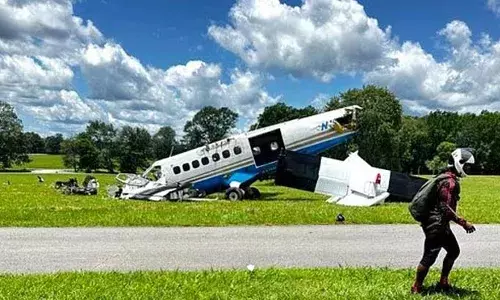 ടെന്നസിയില്‍ സ്‌കൈ ഡൈവിംഗ് വിമാനം തകര്‍ന്നുവീണു; 20 പേര്‍ക്ക് പരിക്കേറ്റു