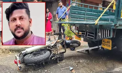 നിയന്ത്രണം വിട്ട ബൈക്ക് നിർത്തിയിട്ടിരുന്ന മിനിലോറിയിടിച്ച് അപകടം; യുവാവിന് ദാരുണാന്ത്യം