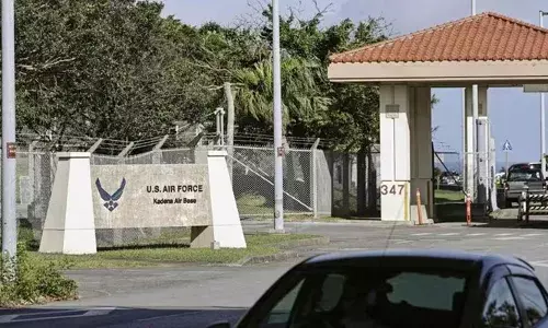 ജപ്പാനിലെ യുഎസ് വ്യോമതാവളത്തില്‍ സ്‌ഫോടനം; നാല് ജാപ്പനീസ് സൈനികര്‍ക്ക് പരിക്കേറ്റു