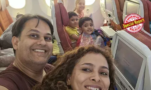 ഈ സെല്‍ഫി എടുത്ത ഫോണ്‍ ഒരുപക്ഷേ ചാരമായി കാണും; എയര്‍ ഇന്ത്യ വിമാനാപകടത്തിന്റെ നൊമ്പരപ്പെടുത്തുന്ന ഓര്‍മയായി ഡോക്ടര്‍ ദമ്പതികളുടെ ഒടുവിലത്തെ സെല്‍ഫി; ലണ്ടനില്‍ ജോലി ചെയ്യുന്ന ഭര്‍ത്താവിനൊപ്പം ചേരാന്‍ മൂന്നുകുട്ടികള്‍ക്കൊപ്പം യാത്ര ചെയ്ത ഡോ.കോമി വ്യാസിന്റെ മുഖത്ത് തെളിഞ്ഞ് കണ്ടത് പുതുജീവിതത്തിന്റെ സന്തോഷം