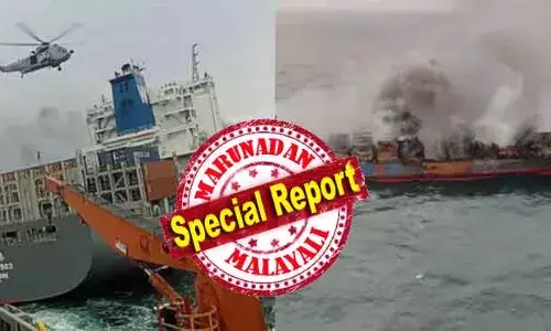 ഒരു ഘട്ടത്തില്‍ കൊച്ചി - തൃശ്ശൂര്‍ തീരത്തിന് 40 നോട്ടിക്കല്‍ മൈല്‍ അടുത്തേക്ക് വരെ കപ്പല്‍ എത്തി; മിന്നല്‍ രക്ഷാ പ്രവര്‍ത്തനത്തിന് കപ്പലില്‍ ഇറങ്ങി സാല്‍വേജ് ടീം; നാവിക സേനയുടെ കരുത്തില്‍ വീണ്ടും ടൗ ലൈന്‍ കെട്ടി ബന്ധിച്ചു; ഇത് കടലിലെ ഇന്ത്യന്‍ വിജയം; വാന്‍ ഹായ് 503 കപ്പല്‍ നേവിയുടെ നിയന്ത്രണത്തില്‍; പുക ഇപ്പോഴും ഉയരുന്നു