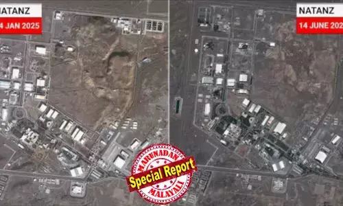 ഇസ്രയേലിന്റെ വ്യോമാക്രമണത്തില്‍ തകര്‍ന്നടിഞ്ഞ് ഇറാനിലെ നതാന്‍സ് ആണവകേന്ദ്രം;  ആക്രമണത്തിന് മുന്‍പും ശേഷവുമുള്ള ഉപഗ്രഹ ദൃശ്യങ്ങള്‍ പുറത്ത്;  ഇറാന്റെ തിരിച്ചടിയില്‍ രണ്ട് കുട്ടികള്‍ ഉള്‍പ്പെടെ പത്ത് പേര്‍ കൊല്ലപ്പെട്ടു; ഇരുന്നൂറോളം പേര്‍ക്ക് പരിക്ക്; ആക്രമിച്ചാല്‍ ഇതുവരെ കാണാത്ത തിരിച്ചടി നല്‍കുമെന്ന് ഇറാന് ട്രംപിന്റെ മുന്നറിയിപ്പ്