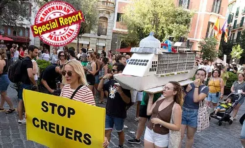 സ്പെയിനില്‍ തുടങ്ങിയ ടൂറിസ്റ്റ് വിരുദ്ധ സമരം പോര്‍ട്ടുഗലിലേക്കും ഇറ്റലിയിലേക്കും; യൂറോപ്യന്‍ ഡെസ്റ്റിനേഷന്‍സ് ഉപേക്ഷിച്ച് ബ്രിട്ടീഷുകാര്‍; പ്രത്യേക പാക്കേജുകളുമായി തുര്‍ക്കിയും ദുബായിയും ശ്രീലങ്കയും വരെ; ഒന്നുമറിയാത്ത പോലെ അവസരം നഷ്ടപ്പെടുത്തി കേരളം