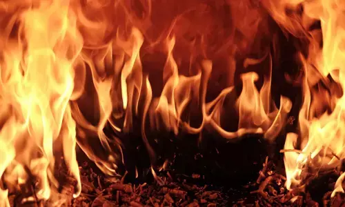 പാലേരിയിൽ നിർത്തിയിട്ട ഓട്ടോറിക്ഷയിൽ കറുത്ത പുക; പിന്നാലെ തീആളിക്കത്തി; അടുത്തുള്ള വീട്ടിലും തീപടർന്നു; ഒഴിവായത് വൻ അപകടം