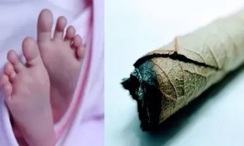 നിലത്ത് കിടന്ന ബീഡിക്കുറ്റിയെടുത്ത് വിഴുങ്ങി; തൊണ്ടയിൽ കുരുങ്ങി പിഞ്ചുകുഞ്ഞിന് ദാരുണാന്ത്യം; ഭർത്താവിനെതിരെ പരാതിയുമായി ഭാര്യ; കൃത്യമായി അന്വേഷിക്കുമെന്ന് പോലീസ്