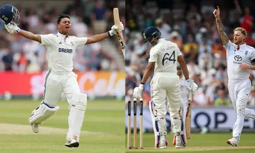 സെഞ്ചുറി നേടിയ ജയ്‌സ്വാള്‍ പുറത്ത്; അര്‍ധസെഞ്ചുറിയുമായി നായകന്‍ ഗില്‍;  സെഞ്ചുറി കൂട്ടുകെട്ടും;  ഇംഗ്ലണ്ടിനെതിരെ ഇന്ത്യക്ക് മൂന്ന് വിക്കറ്റ് നഷ്ടമായി