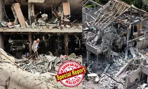 ടെല്‍ അവീവിലെ തെരുവുകള്‍ വിജനമായി;  പ്രദേശത്താകെ കനത്ത പുക; തകര്‍ന്നടിഞ്ഞ കെട്ടിടങ്ങള്‍;  ജറുസലമിലും സ്‌ഫോടനം;  ആണവകേന്ദ്രങ്ങള്‍ യുഎസ് ആക്രമിച്ചതിന് പിന്നാലെ ആക്രമണം കടുപ്പിച്ച് ഇറാന്‍;  ഇസ്രയേലില്‍ പരിക്കേറ്റവരുടെ എണ്ണം 86 ആയി ഉയര്‍ന്നു