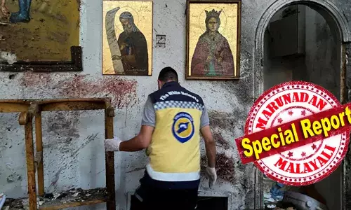 സിറിയയിലെ ക്രിസ്ത്യന്‍ ദേവാലയത്തില്‍ ചാവേര്‍ ആക്രമണം; പള്ളിയിലെത്തിയവര്‍ക്ക് നേരെ വെടിയുതിര്‍ത്ത ശേഷം സ്വയം പൊട്ടിത്തെറിച്ച് യുവാവ്; 22 പേര്‍ കൊല്ലപ്പെട്ടു; 63 പേര്‍ക്ക് പരിക്ക്: ആക്രമണത്തിന് പിന്നില്‍ ഐഎസ് തീവ്രവാദികളെന്ന് റിപ്പോര്‍ട്ട്