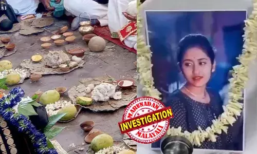 വിവാഹം നിശ്ചയിച്ച മകള്‍ ഇതര മതസ്ഥനായ കാമുകനൊപ്പം ഒളിച്ചോടി; പന്ത്രണ്ടാം നാള്‍ തല മുണ്ഠനം ചെയ്ത് മരണാനന്തര ക്രിയകള്‍ നടത്തി ബന്ധുക്കള്‍; ശ്രാദ്ധ ചടങ്ങിന്റെ വീഡിയോ സമൂഹമാധ്യമങ്ങളില്‍ പ്രചരിക്കുന്നു